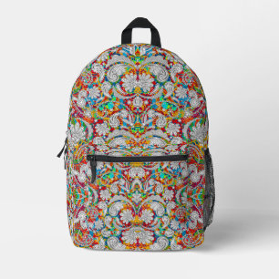 Niedliche Vintage Paisley-Muster jigsa Bedruckter Rucksack