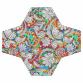 Niedliche Vintage Paisley-Muster jigsa Fußball (Flach)