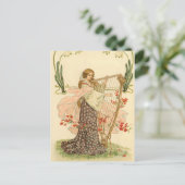 Niedliche Vintage Postkarte des St. Patrick's Day (Stehend Vorderseite)