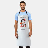 Niedliche Vintage Retro Backen Girl Küche Schürze (Getragen)