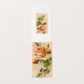 Niedliche Vintage Rose hinzufügen Nachricht Danke  (Außenseite Aufgefaltet)