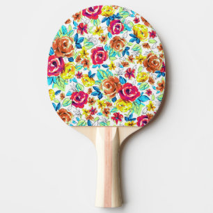 Niedliche Vintage Rose zeichnen den Automagnet aus Tischtennis Schläger