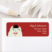 Niedliche Vintage Rücksendeadresse (Insitu)