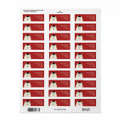 Niedliche Vintage Rücksendeadresse (Vorne)