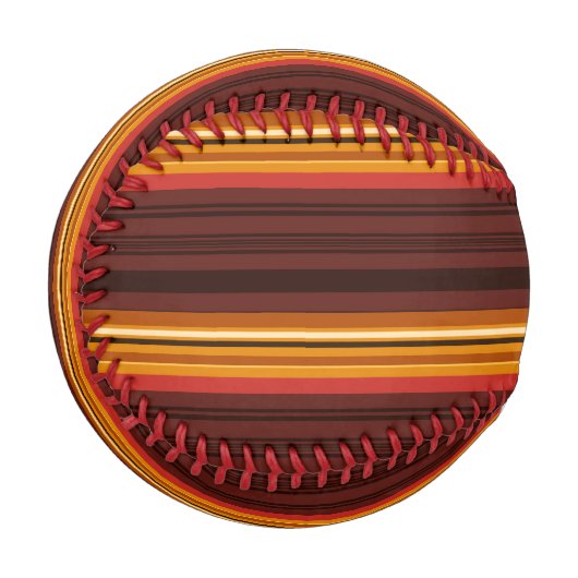 Niedliche Vintage Streifen Baseball (Vorderseite Links)