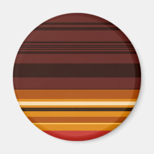 Niedliche Vintage Streifen Magnet