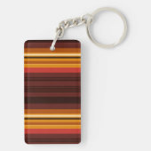 Niedliche Vintage Streifen Schlüsselanhänger (Rückseite)