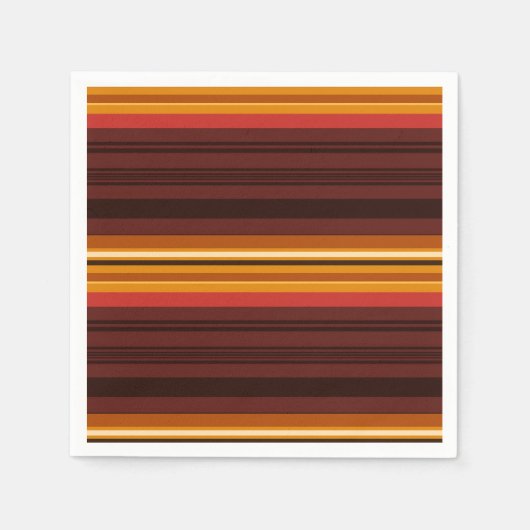 Niedliche Vintage Streifen Serviette (Vorderseite)