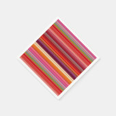 Niedliche Vintage Streifen Serviette (Ecke)
