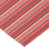 Niedliche Vintage Streifen Tischdecke (Schrägansicht)