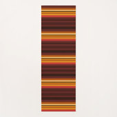 Niedliche Vintage Streifen Yogamatte (Vorderseite)