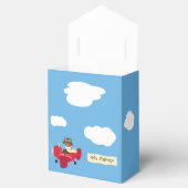 Niedliche Vintage Teddy Bear Pilot Kinderdusche Geschenkschachtel (Geöffnet)