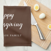 Niedliche Vintage Türkei Glückwunsch Thanksgiving Geschirrtuch (Viertel Falte)