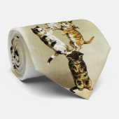 Niedliche Vintage Viktorianische Katzen Kätzchen s Krawatte (Gerollt)