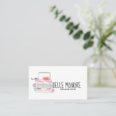 Niedliche Vintage Visitenkarte (Stehend Vorderseite)