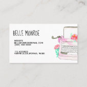 Niedliche Vintage Visitenkarte (Rückseite)