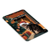 niedliche Vintage Weihnachtskarte Magnet (Rechte Seite)