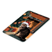 niedliche Vintage Weihnachtskarte Magnet (Linke Seite)