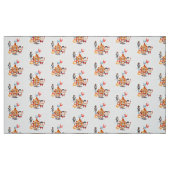 Niedliche Vintage Zirkustiere Stoff (Fat Quarter (45,7 x 55,9 cm))