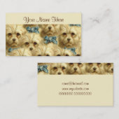 Niedliche Vintage Zucht- Visitenkarte (Vorne/Hinten)