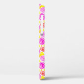 Niedliche violette Frühlingsmuster Rose Case-Mate iPhone Hülle (Rückseite / Links)