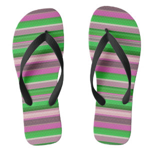 Niedliche violette Streifen Badesandalen