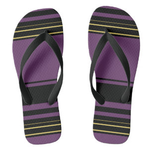 Niedliche violette Streifen Badesandalen