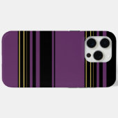 Niedliche violette Streifen Case-Mate iPhone Hülle (Rückseite (Horizontal))