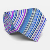 Niedliche violette Streifen Krawatte (Gerollt)