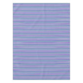 Niedliche violette Streifen Tischdecke (Vorderseite)