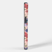 Niedliche Violetten mit Blumenmuster, Allround-Pri Case-Mate iPhone Hülle (Rückseite / Rechts)