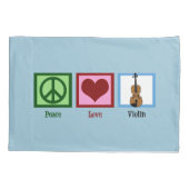 Niedliche Violine Kissenbezug (Rückseite)