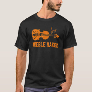 Niedliche Violinistin für Männer Violine Viola P T-Shirt