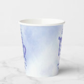 Niedliche Virgo Lila Astrologie Geburtstagsparty Pappbecher (Links)