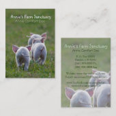 Niedliche Visitenkarte (Vorne/Hinten)