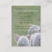 Niedliche Visitenkarte (Rückseite)