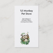 Niedliche Visitenkarte (Rückseite)