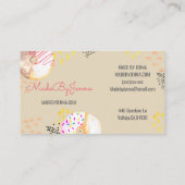 Niedliche Visitenkarte (Rückseite)