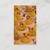 Niedliche Visitenkarte für gelbe Gummikappen (Rückseite)