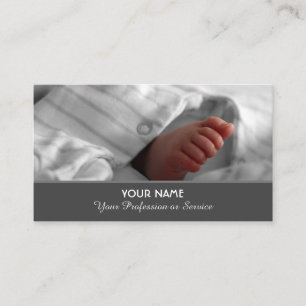 Niedliche Visitenkarte für Ihre Babydienstleistun