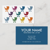 Niedliche Visitenkarten für Kinderbetreuung Visitenkarte (Vorne/Hinten)