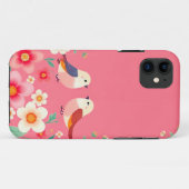 Niedliche Vögel Case-Mate iPhone Hülle (Rückseite (Horizontal))