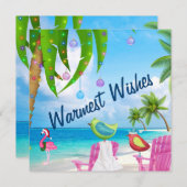 Niedliche Vögel - ein tropischer Weihnachten (Vorne/Hinten)