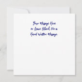 Niedliche Vögel, Erdbeerdiebstahl Vintage Kunst Einladung (Rückseite)