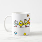 Niedliche Vögel für Ihre niedliche Liebe Kaffeetasse (Links)