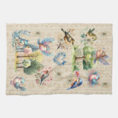 Niedliche Vögel Geschirrtuch (Horizontal)