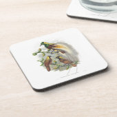 Niedliche Vögel Getränkeuntersetzer (Linke Seite)