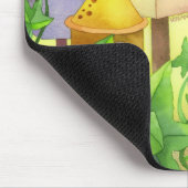 Niedliche Vogel-Häuser Mousepad (Ecke)