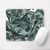 Niedliche Vögel in der Vintagen Forstkunst Mousepad (Mit Mouse)