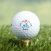 Niedliche Vögel mit Zitat Golfball (Insitu T-Shirt)